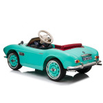 Elektrické autíčko BMW Retro - nelakované - tyrkysové